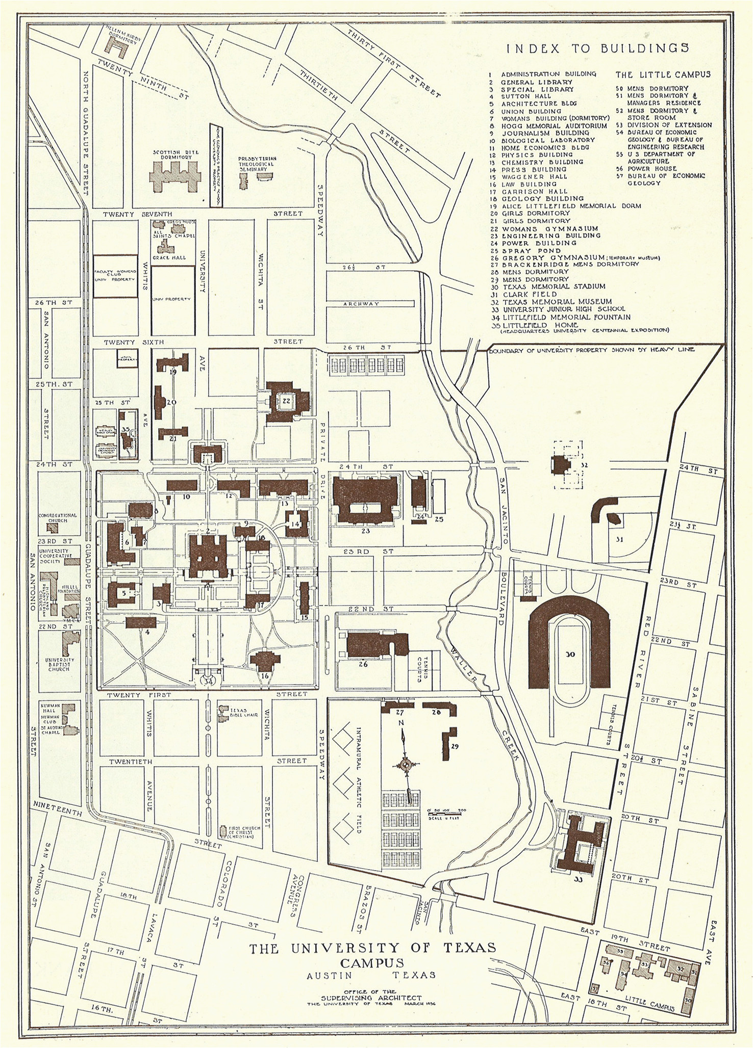 University Of north Texas Campus Map University Of Texas at Austin