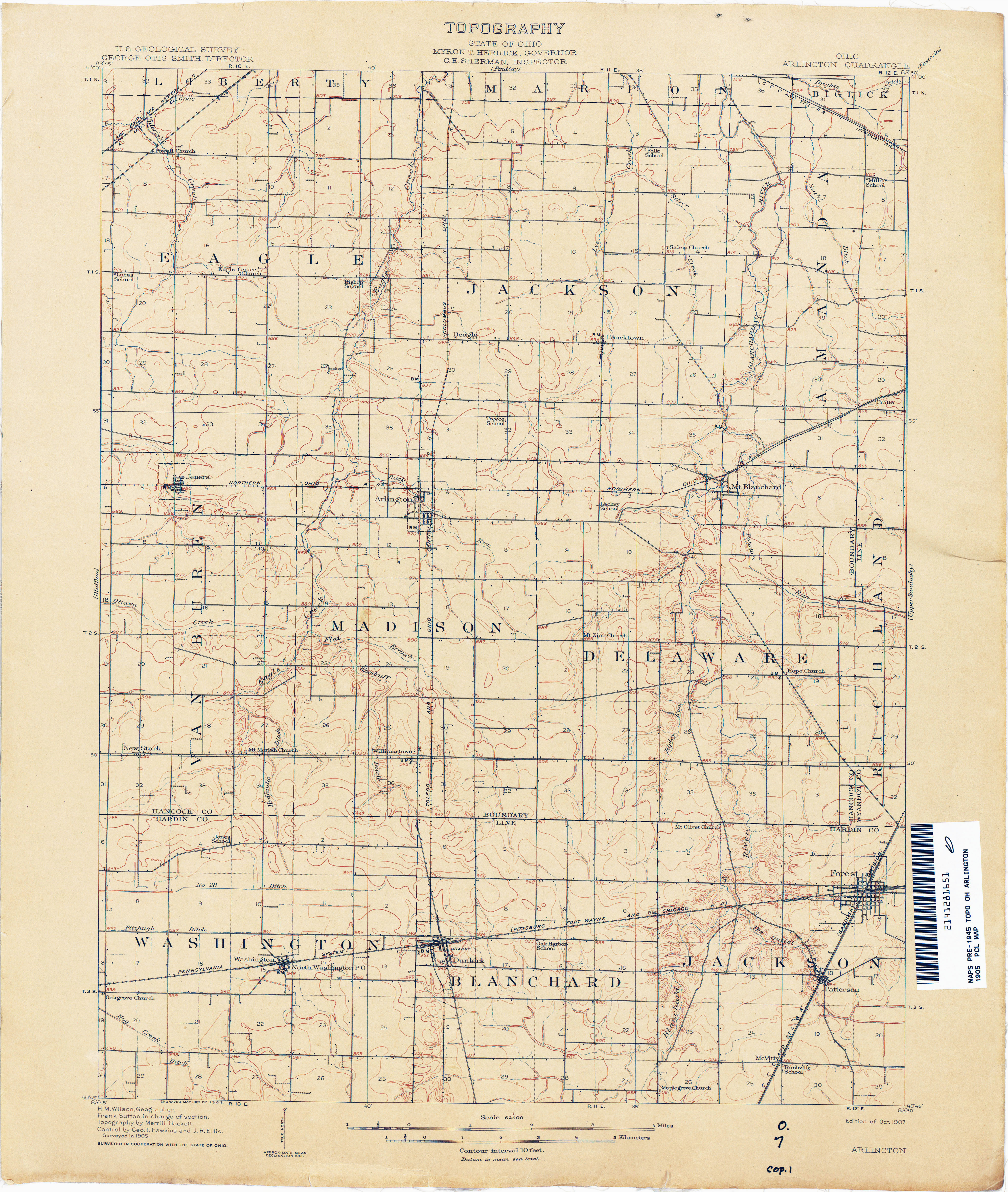 University Of Texas Arlington Map Ohio Historical topographic Maps Perry Castaa Eda Map Collection