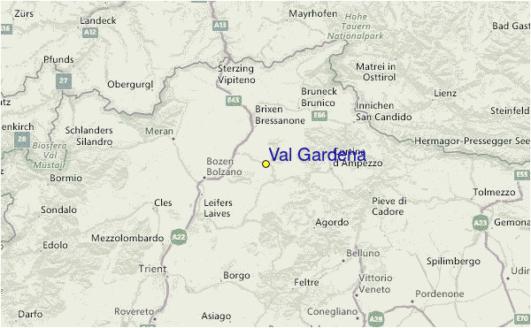 Val Gardena Italy Map Val Gardena Pra Vodce Po Sta Edisku Mapa Lokaca Val Gardena Ubytovana