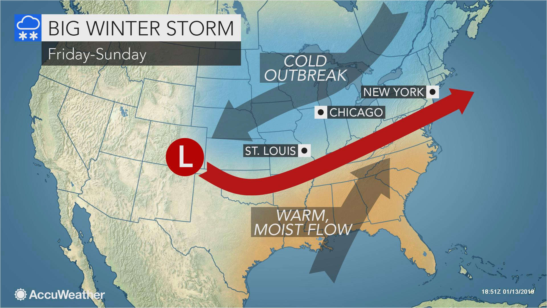 Weather Map Of Minnesota Eastern Central Us to Face More Winter Storms Polar Plunge after