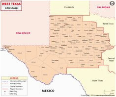West Texas City Map 175 Best Maps Images Texas Maps Us State Map Usa Maps