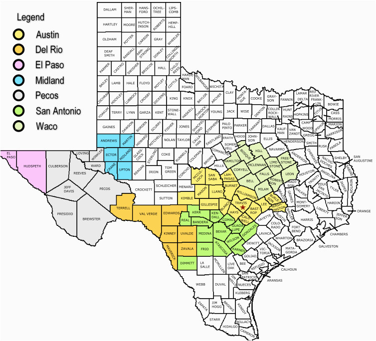 Western District Of Texas Map Western District Of Texas Map Business Ideas 2013
