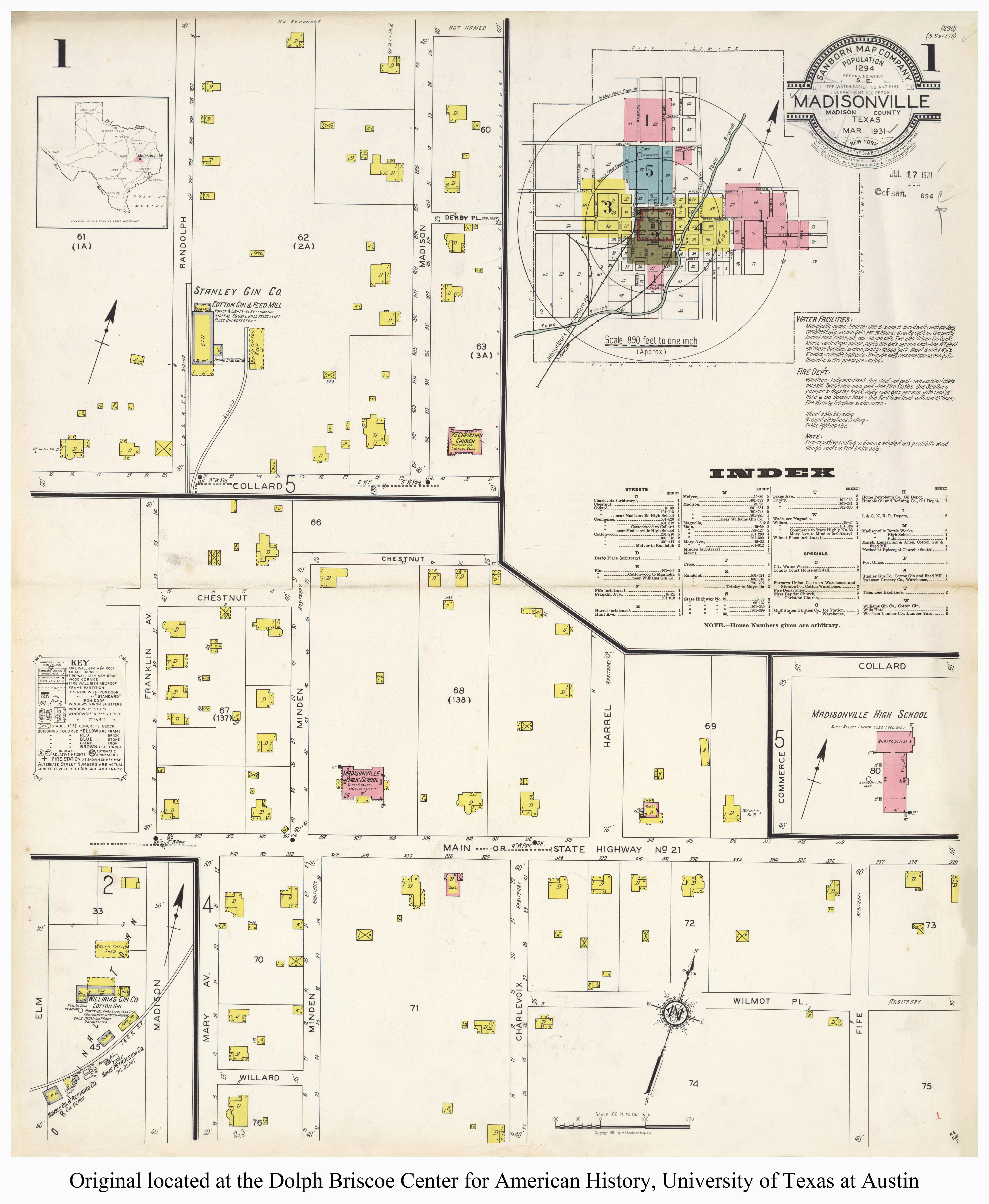 Where is Luling Texas On A Map Sanborn Maps Of Texas Perry Castaa Eda Map Collection Ut Library