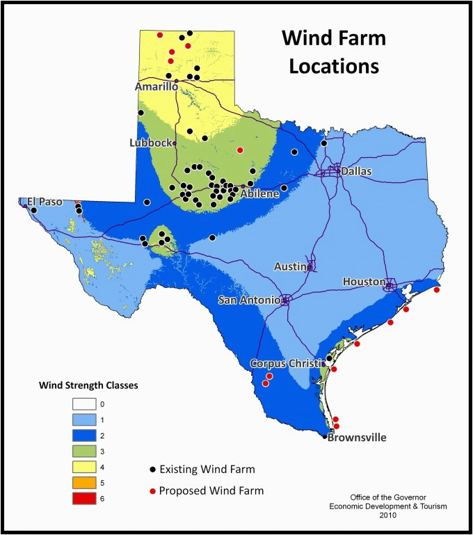Wind Farms In Texas Map Wind Farms Texas Map Business Ideas 2013