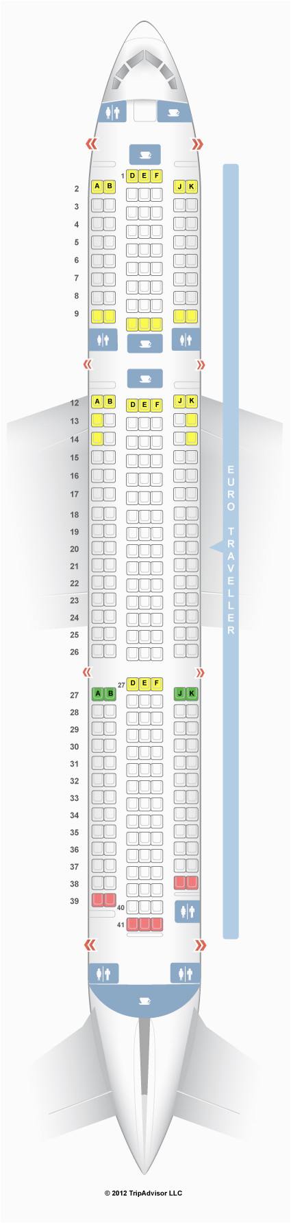 Air Canada Boeing 767 300 Seating Chart