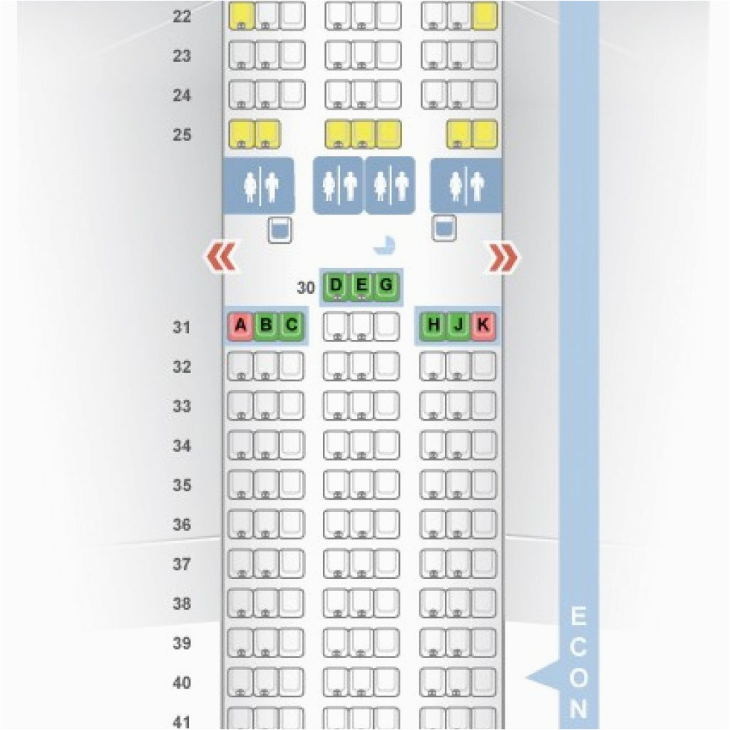 777 300er Air Canada Seat Map 77w Seat Map Seatguru Air Canada Boeing 777 300er 77w Two Class