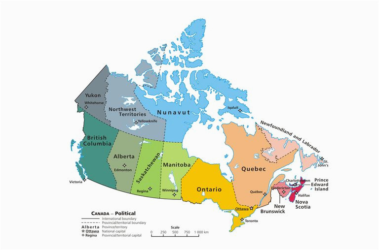 A Map Of Canada with Provinces and Capitals Canadian Provinces and the Confederation