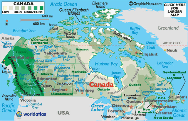 A Political Map Of Canada Canada Map Map Of Canada Worldatlas Com