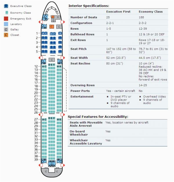 Air Canada 767 Seat Map 46 Systematic Frontier Airplane Seat Map