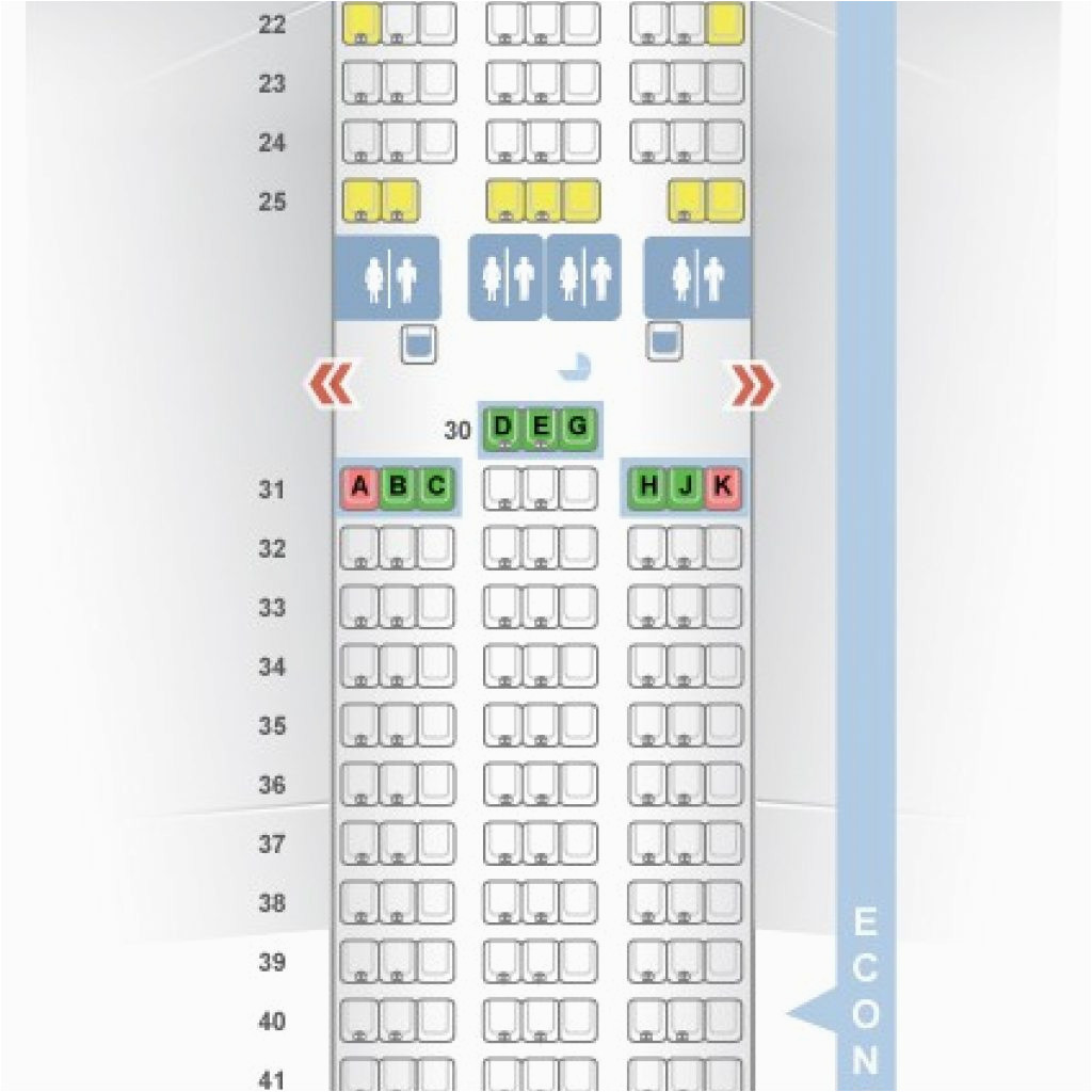 Air Canada Boeing 777 Seat Map 77w Seat Map Seatguru Air Canada Boeing 777 300er 77w Two Class