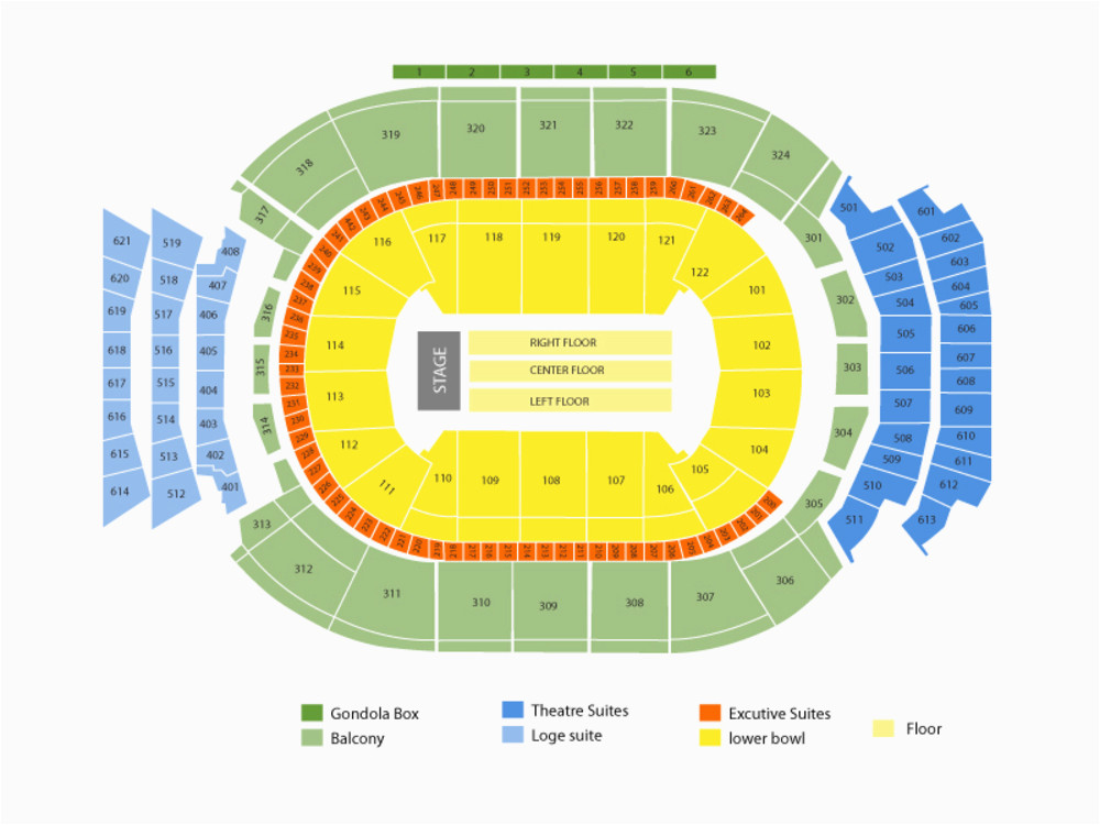 Air Canada Centre Map Center Seat Numbers Charts Online