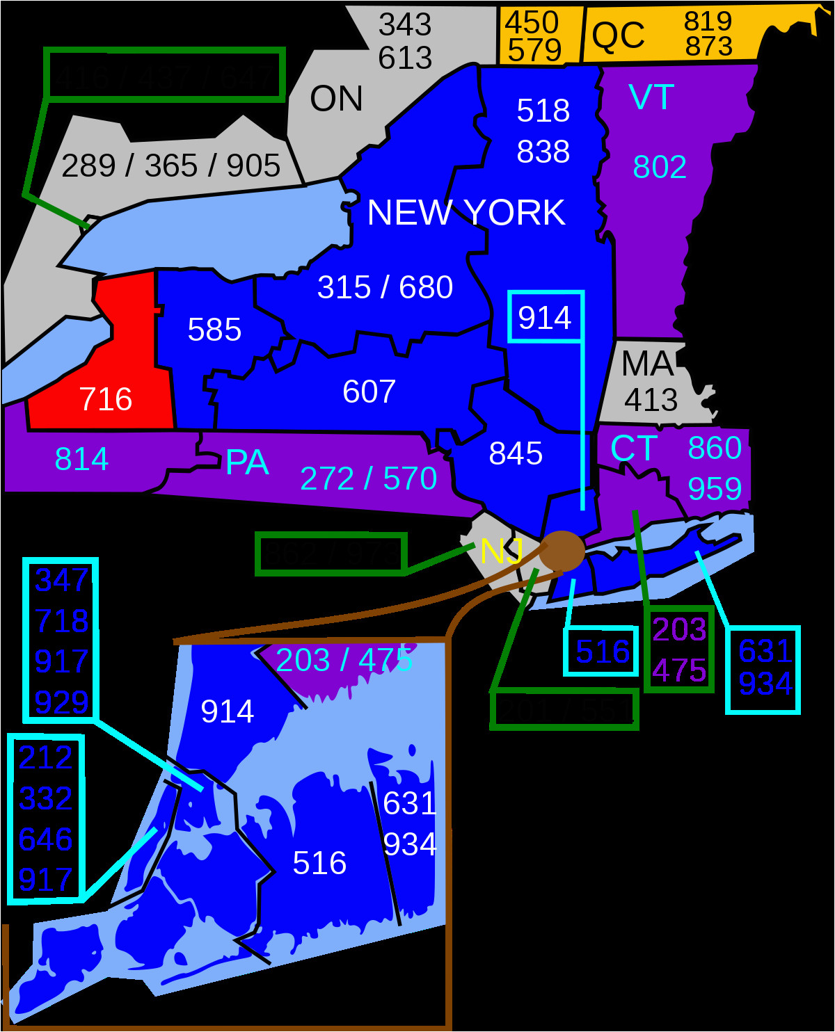 Area Code 226 Canada Map area Code 716 Wikipedia