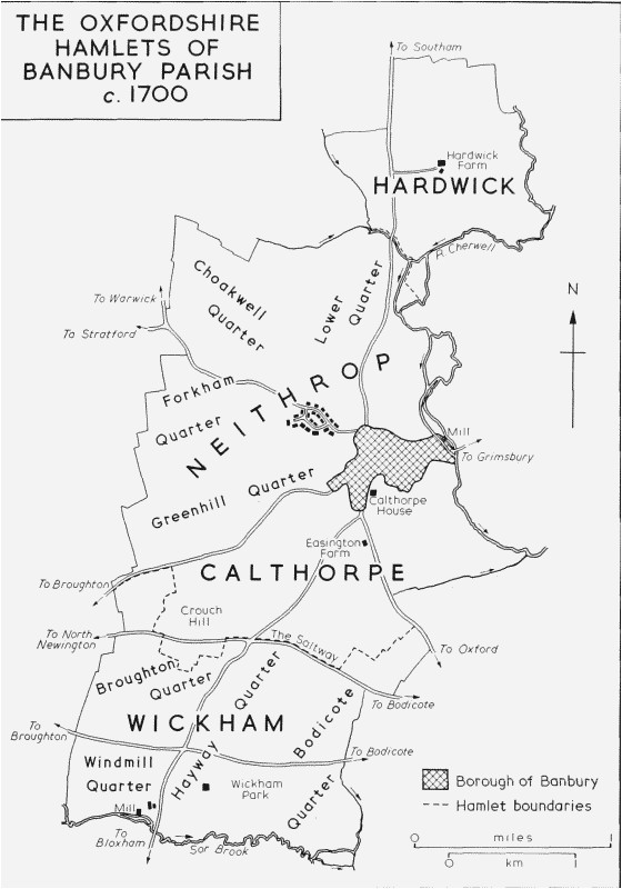 Banbury England Map Banbury Economic History British History Online