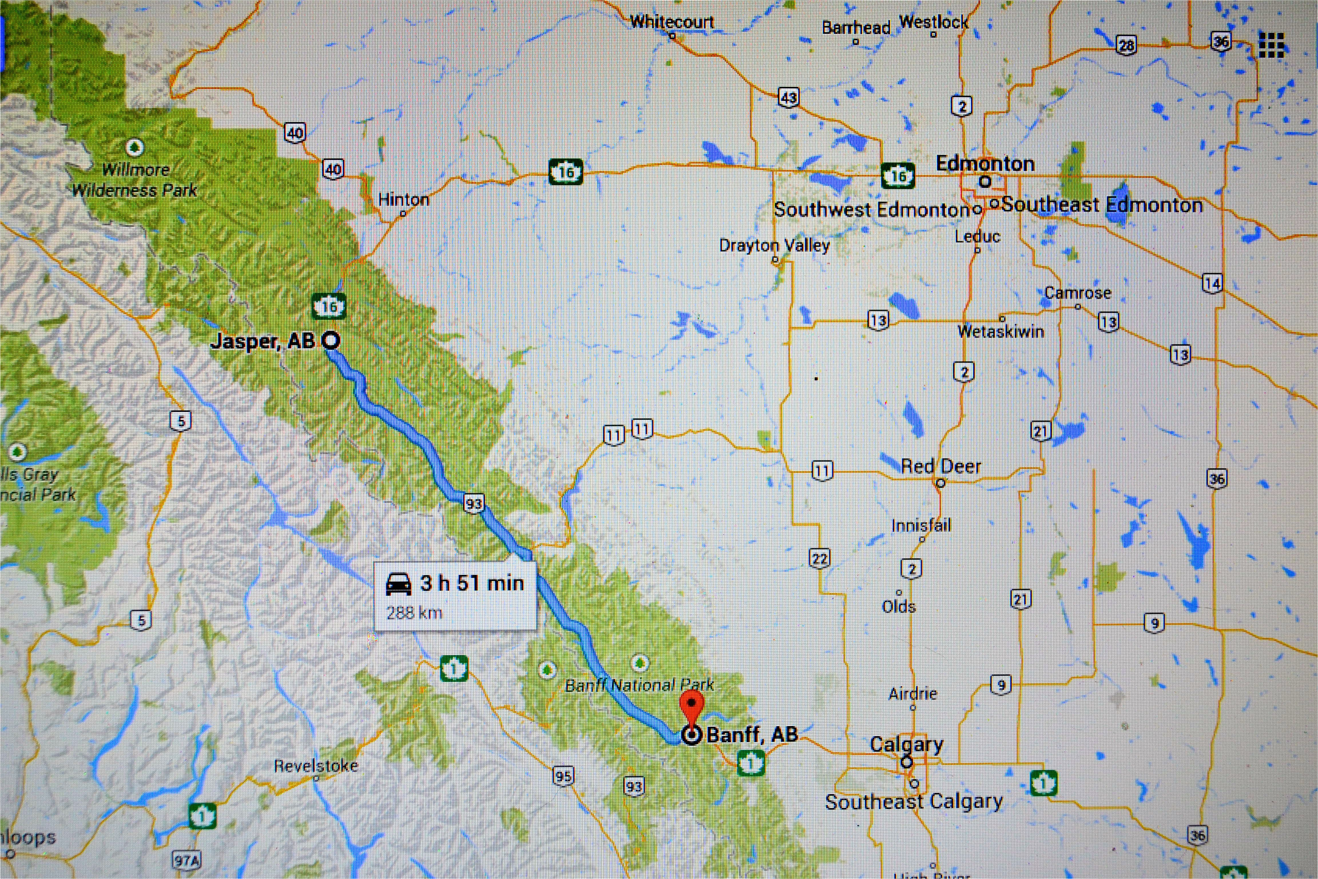 Banff National Park Canada Map Jasper Vs Banff In the Canadian Rockies