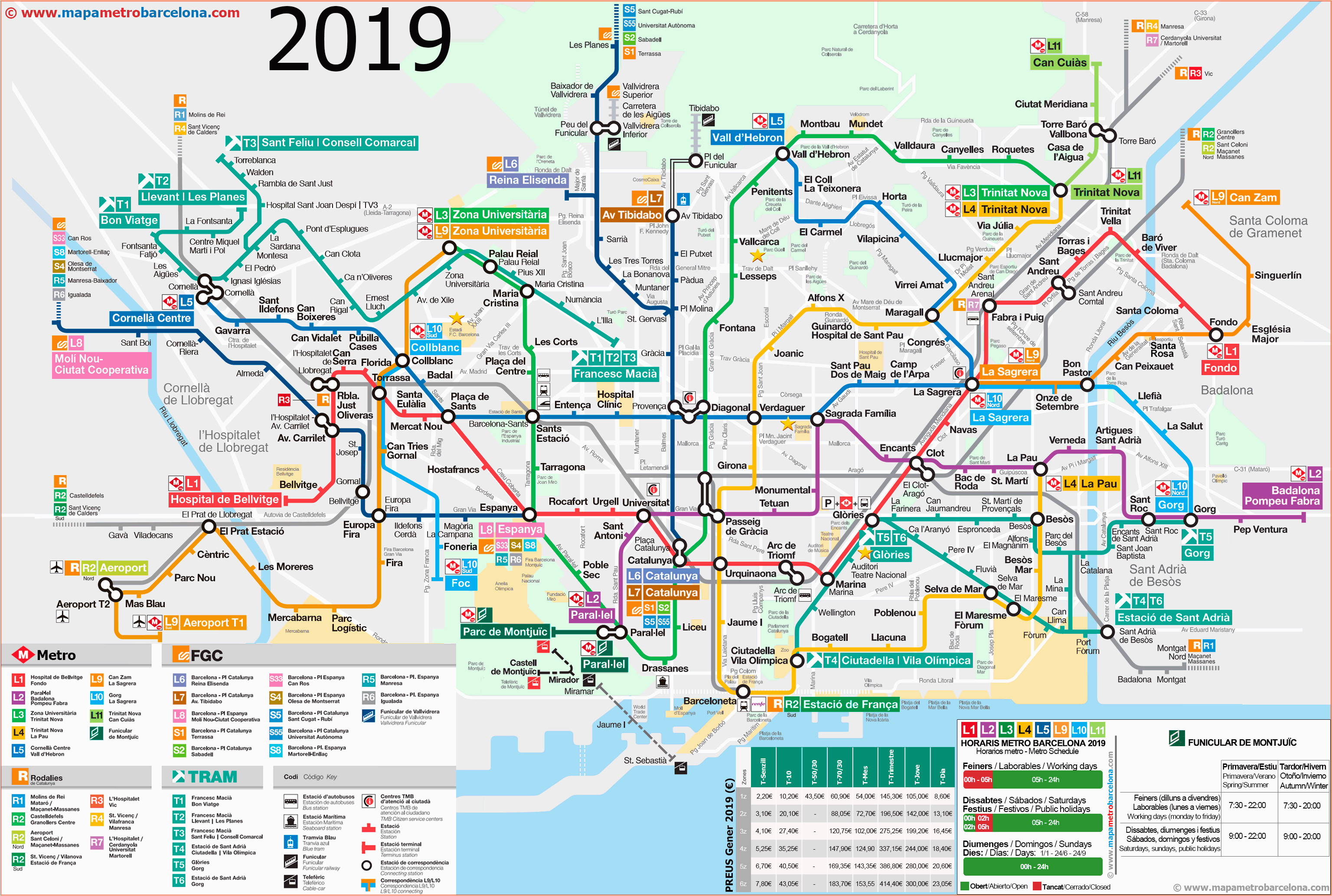 Barcelona Spain Metro Map Metro Map Of Barcelona 2019 the Best