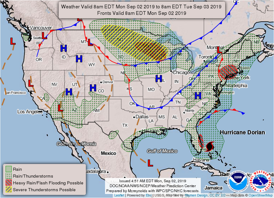 Barometric Pressure Map Canada Weather Prediction Center Wpc Home Page