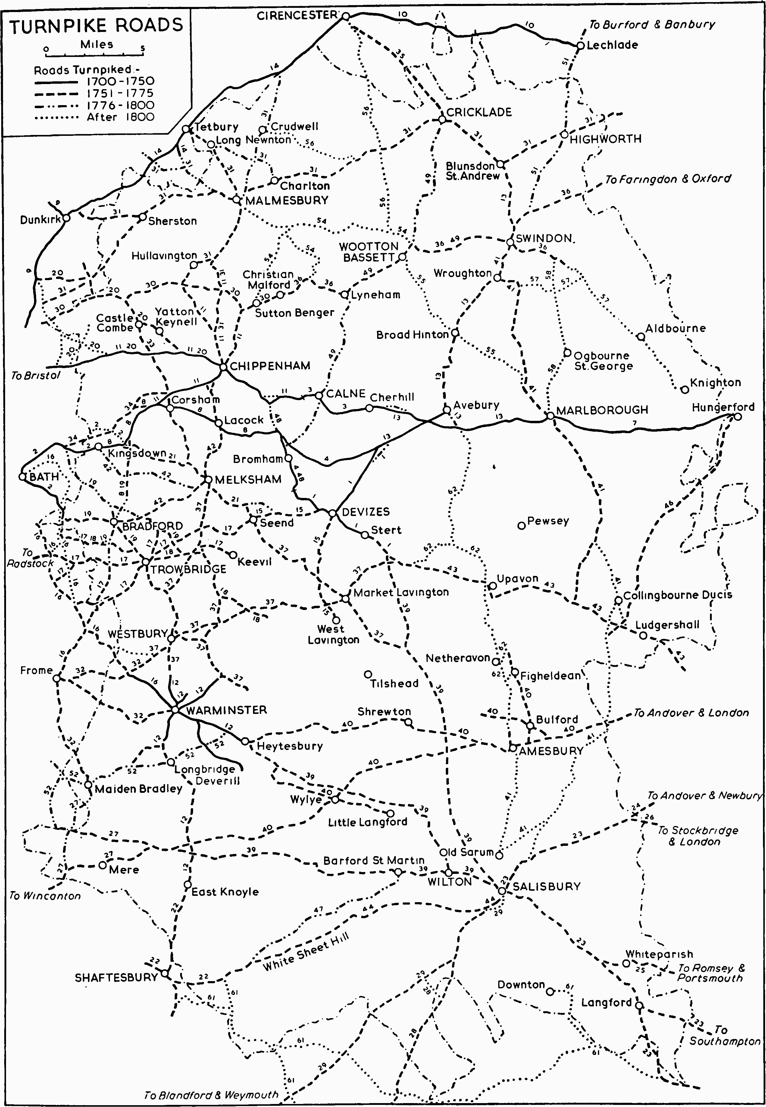 Basingstoke England Map Roads British History Online