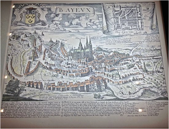 Bayeux France Map Map Of Old Bayeux Picture Of Musee Baron Gerard Bayeux Tripadvisor