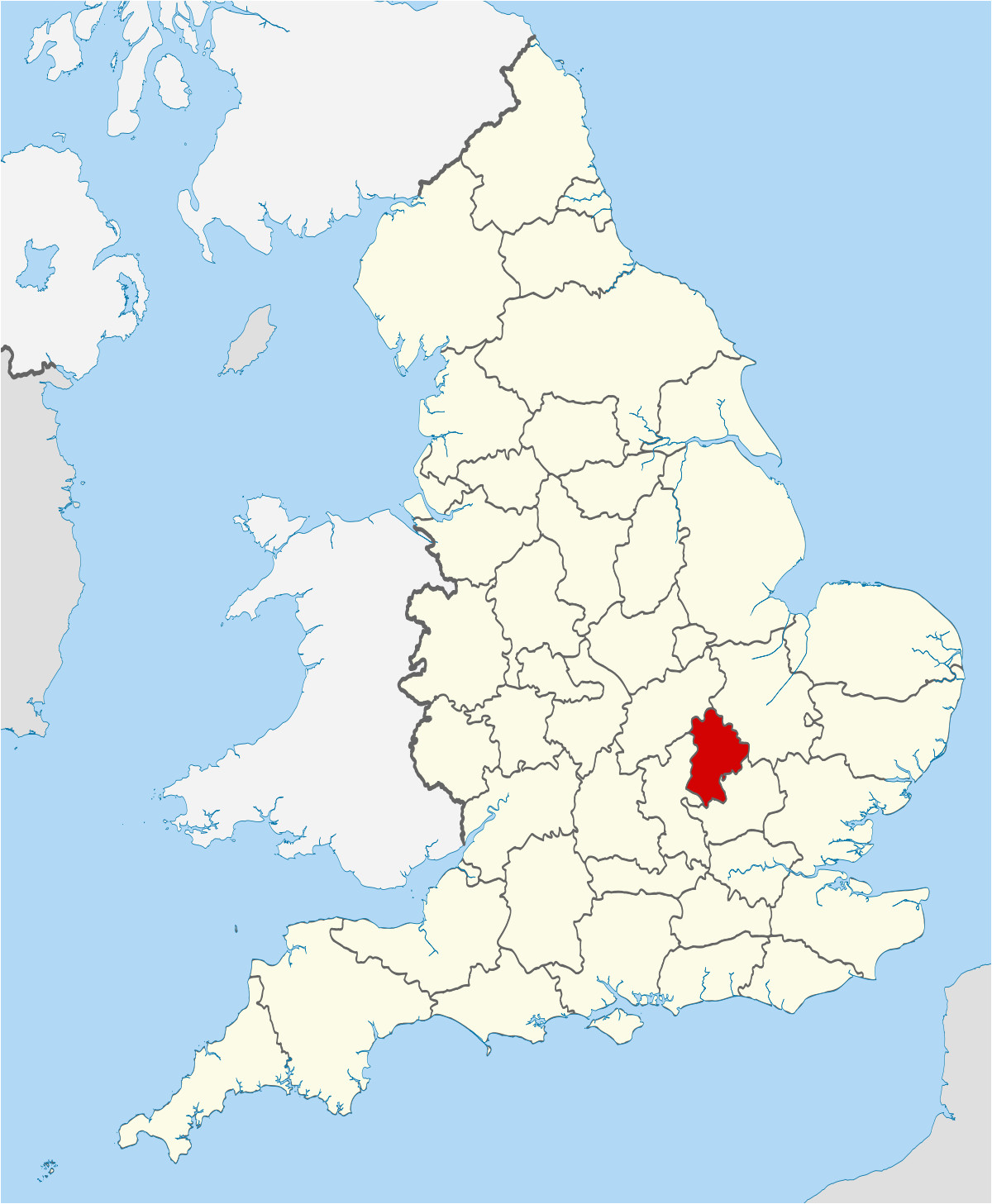 Bedfordshire On Map Of England Grade I Listed Buildings In Bedfordshire Wikipedia