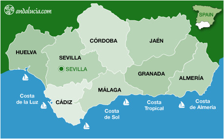 Benalmadena Spain Map Sevilla Gif 460a 287 Pixels andalucia Spain Espana