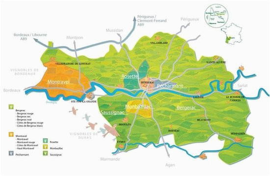 Bergerac France Map Wine Map Of Bergerac Region Picture Of Bergerac Wine tours Eymet