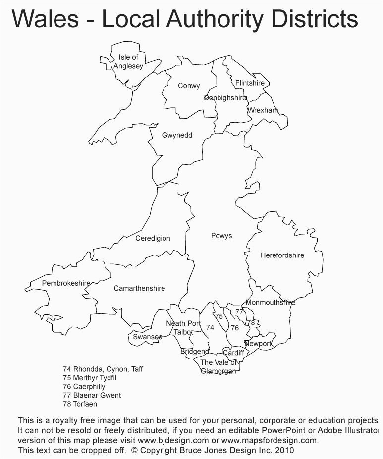 Blank Map Of England and Wales Wales United Kingdom England Great Britain Printable