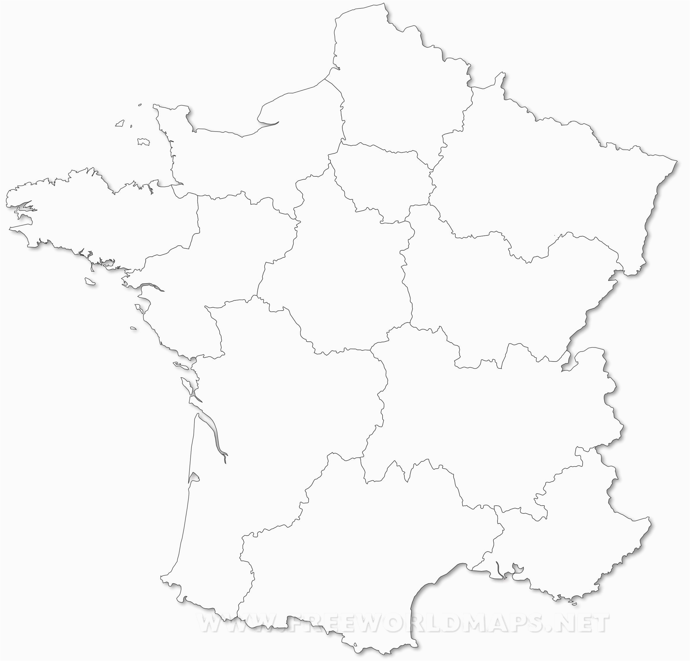 Blank Political Map Of France New Political Map Of France Bressiemusic