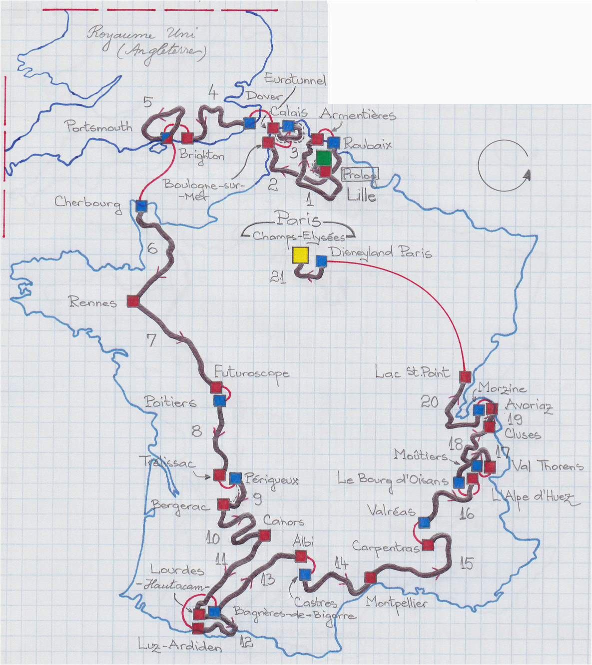 Cahors France Map File Carte Du tour De France 1994 Png Wikimedia Commons