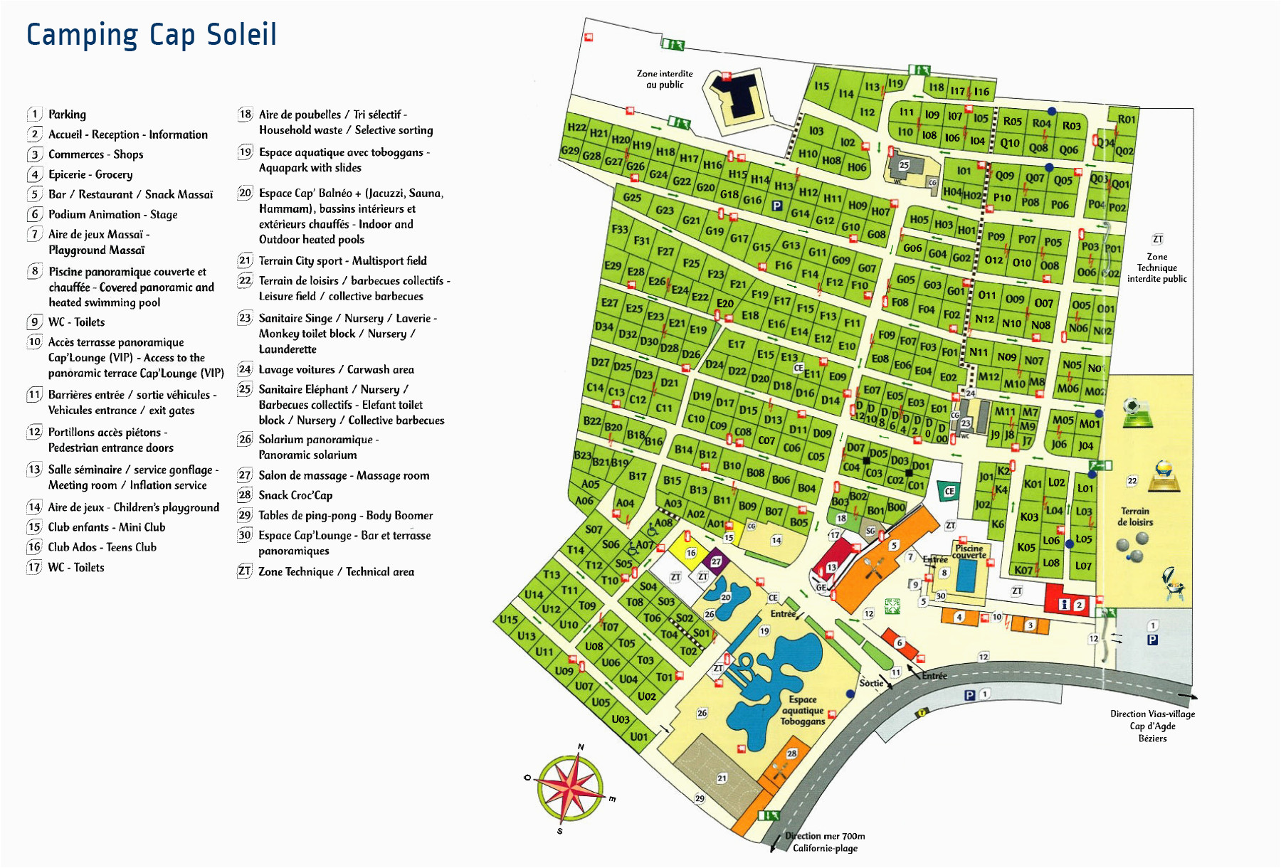 Campsites In France Map Camping Camping Spa Cap soleil France Vacansoleil Ie