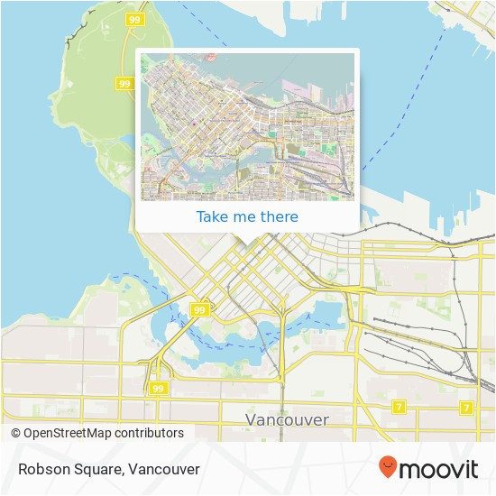 Canada Line Map Vancouver How to Get to Robson Square In Vancouver by Bus or Metro