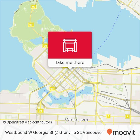 Canada Line Vancouver Map How to Get to Westbound W Georgia St Granville St In Vancouver by