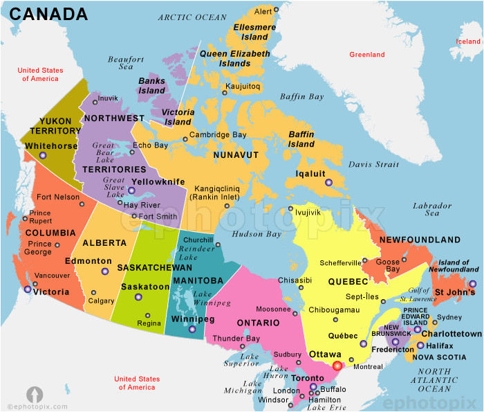 Canada Political Map with Major Cities Edmonton Canada Map Best Of Map Od Canada Maps Directions