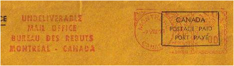 Canada Post Unaddressed Admail Maps Postal History Corner