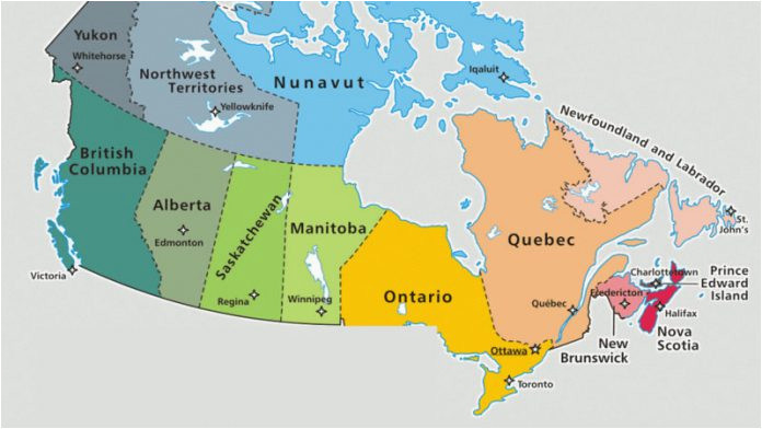 Canada S Map with Provinces and Territories How to Bring Your Existing Corporation From Another Province