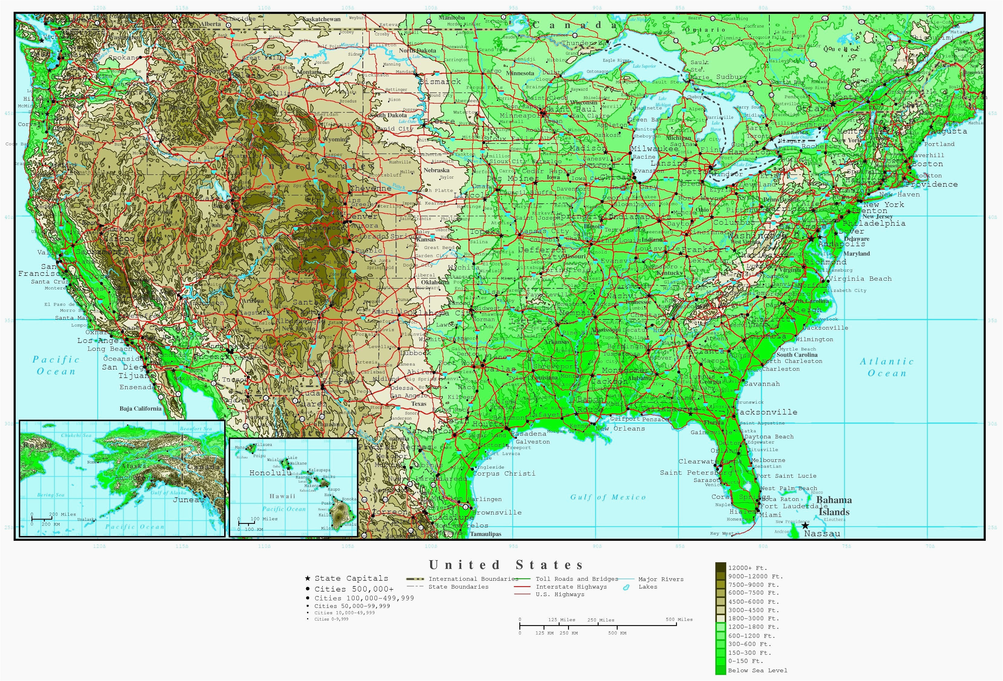 Canada Terrain Map Elevation Map Of Alabama Us Elevation Road Map Fresh Us Terrain Map