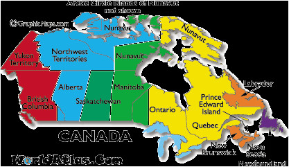 Canada Timezone Map Canada Map Time Zones Provinces Download them and Print