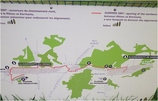 Carnac France Map Alignements De Carnac Picture Of Megaliths Of Carnac