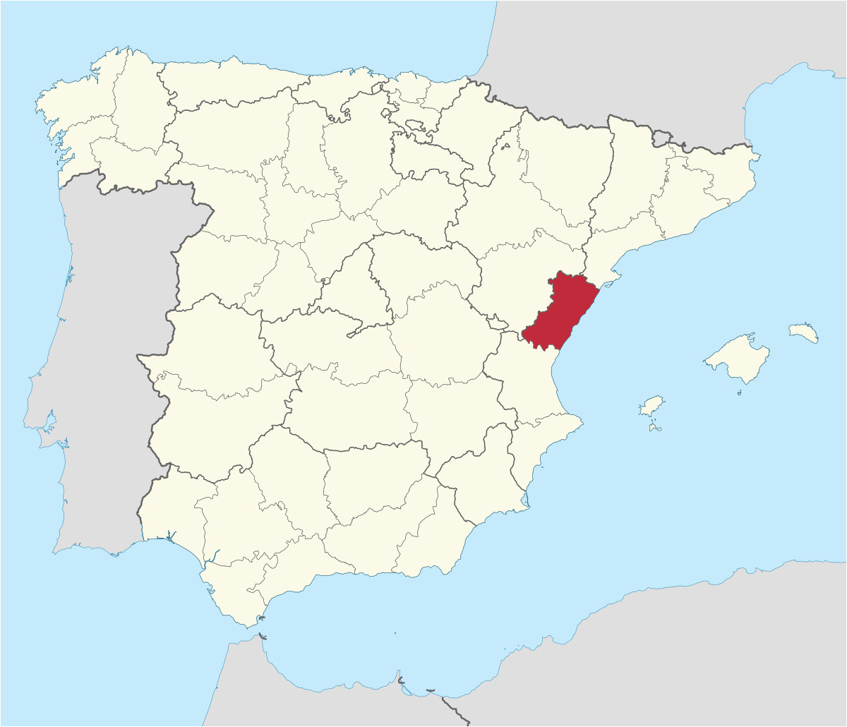 Castellon Spain Map Province Of Castella N Wikipedia