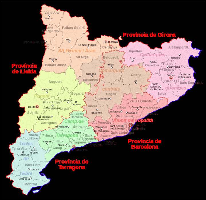 Catalan Spain Map Catalonia the Catalan Language 10 Facts Maps Miro Map