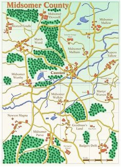 Causton England Map 79 Best Midsomer Murders Images In 2017 Midsomer Murders