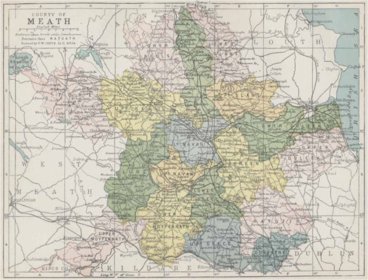 Co Meath Ireland Map Map Of County Meath