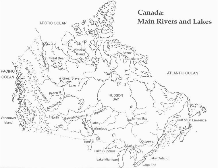 Colouring Map Of Canada top 10 Punto Medio Noticias Canada S Physical Regions Map Blank