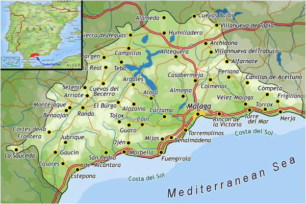 Costa Del Mar Spain Map top Places to Live as An Expat On Spain S Costa Del sol