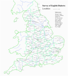 Dialect Map Of England Survey Of English Dialects Wikivisually