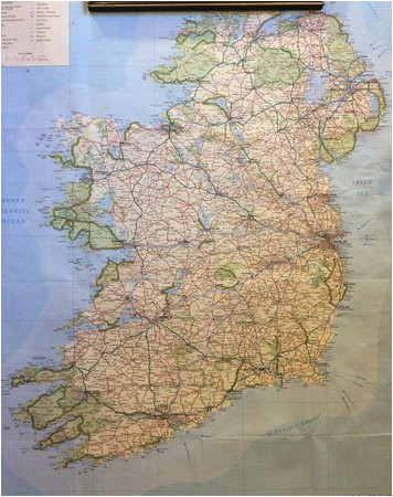 Dingle Bay Ireland Map Ireland Map In the Dining Room Picture Of Ballymore House