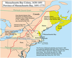 Dominion Of New England Map Province Of Massachusetts Bay Wikipedia