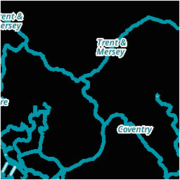 England Canal Network Map Birmingham Canal Navigations Canal Map Canal River Trust