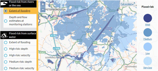 England Flood Map Maps Mania the Flood Risk Map Of England