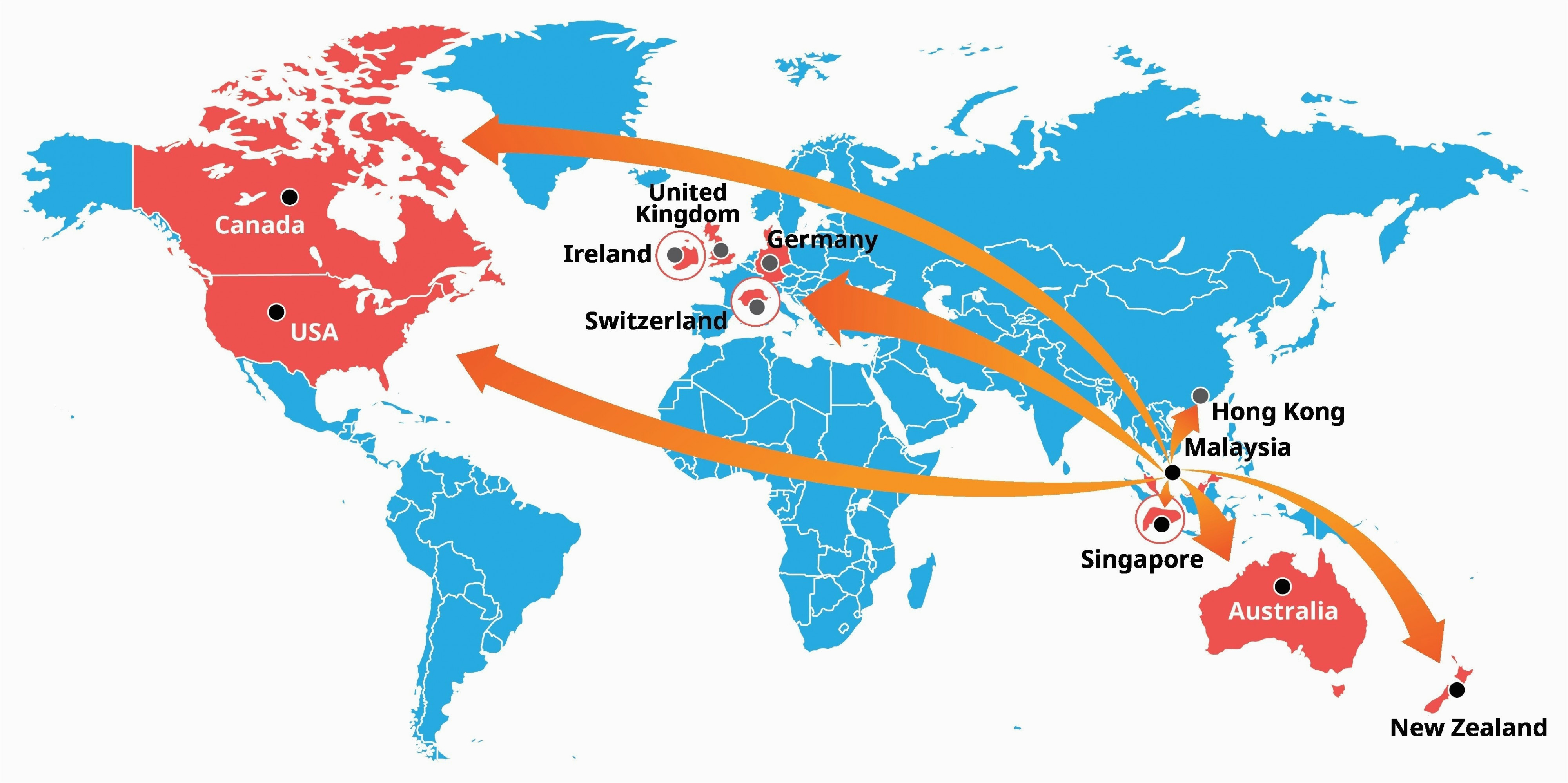 England Location On World Map Singapore Location On World Map Climatejourney org