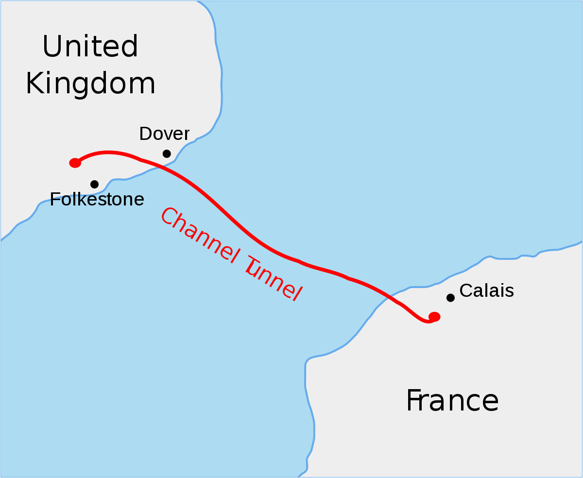 England Trains Map Channel Tunnel Wikipedia England Trains Map Channel Tunnel Wikipedia